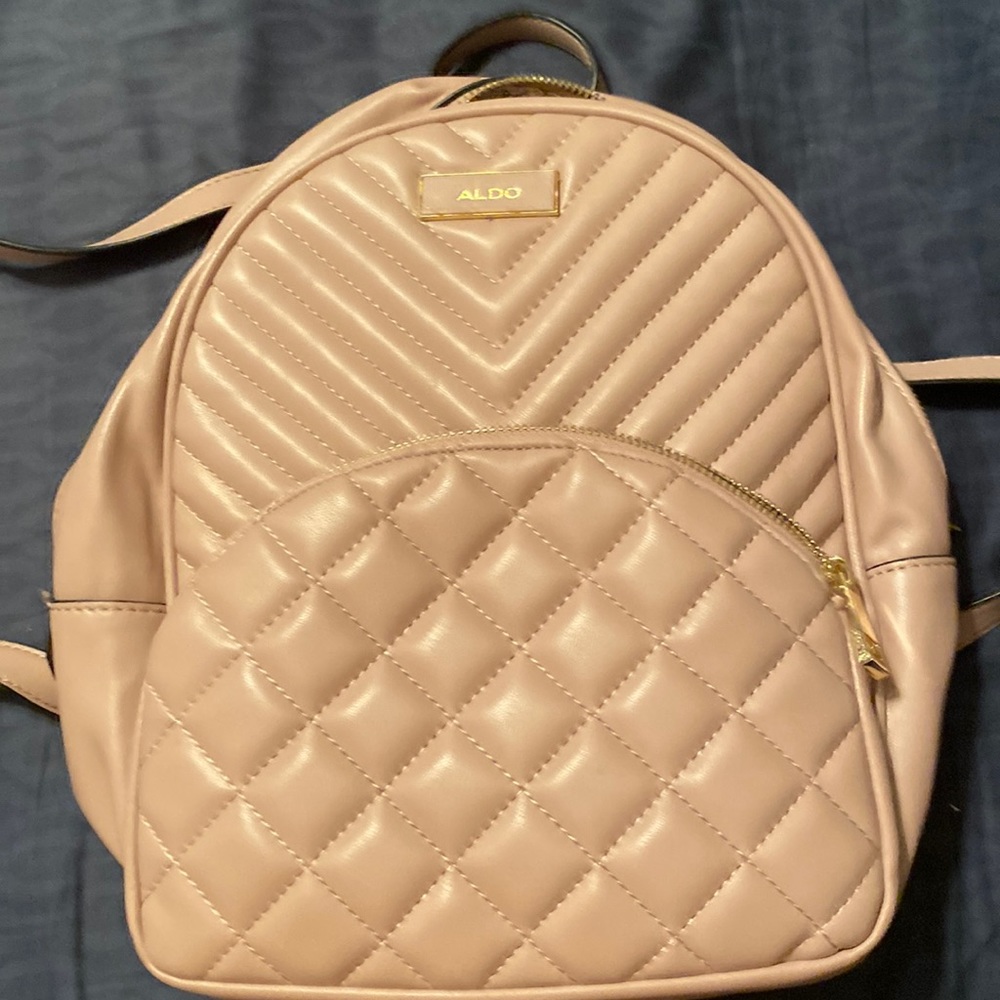 dusty lilac backpack w/ adjustable straps